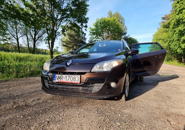 Renault Megane cena 22000 przebieg: 205000, rok produkcji 2011 z Mrągowo małe 79